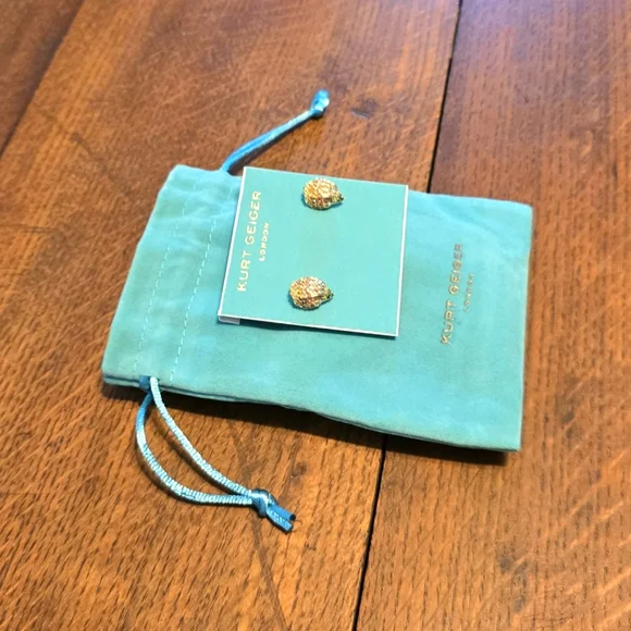 Kurt Geiger FULL SET Rainbow & Gold Eagle Ring, Earrings, Necklace, & Bracelet